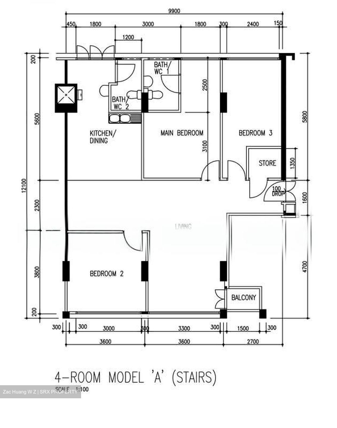 Blk 115 Pasir Ris Street 11 (Pasir Ris), HDB 4 Rooms #589344141